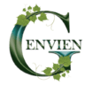 The logo for genvin winery.